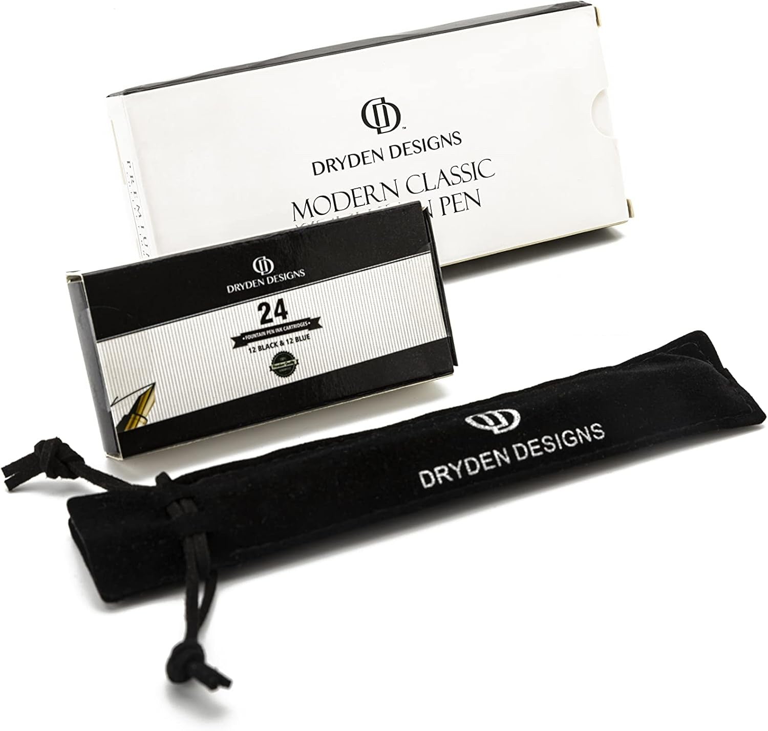 Luxury Collection: Medium Nib, Protection Pouch, 24 Cartridges and Ink Refill Converter