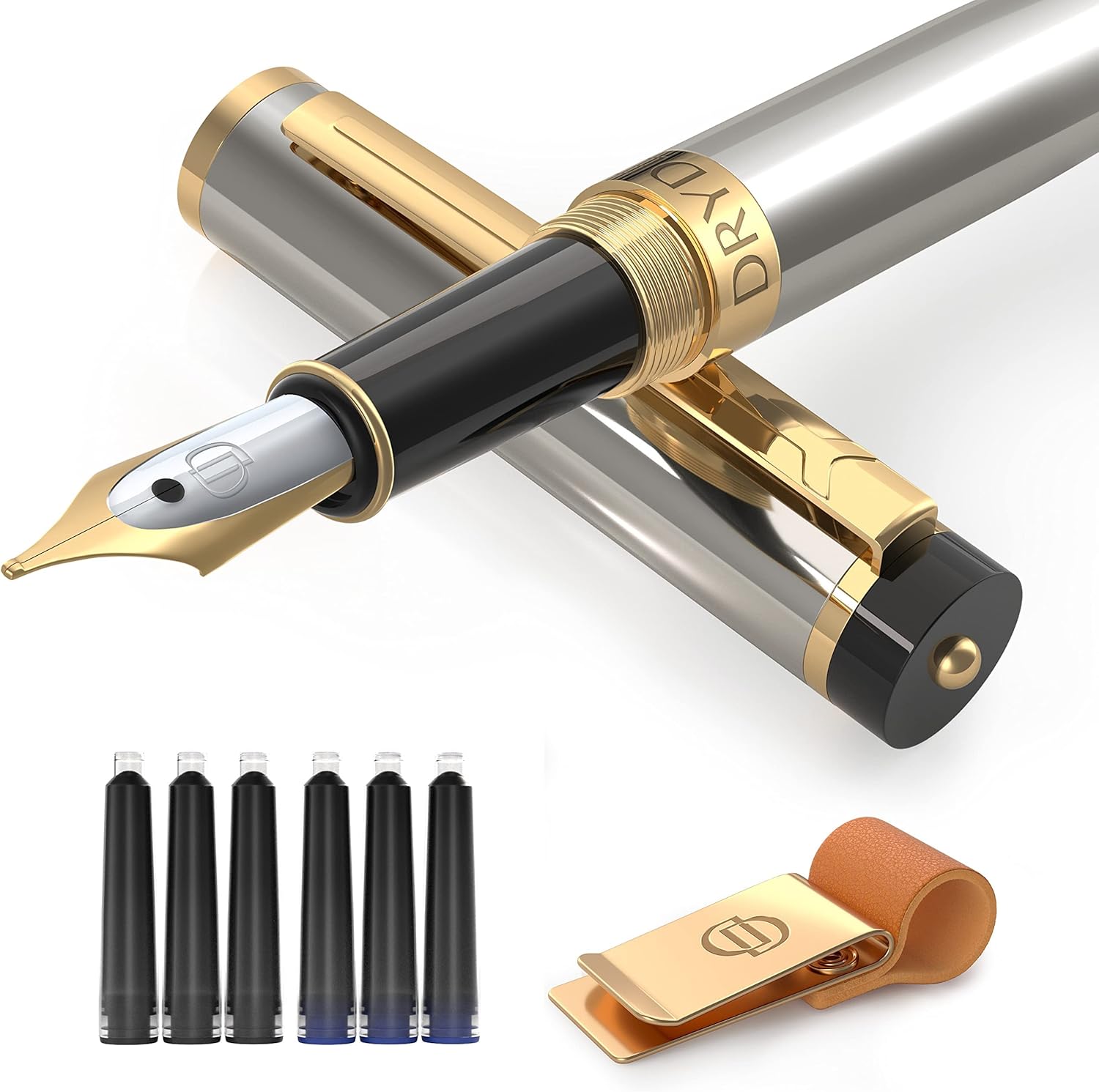 Luxury Collection: Medium, Protection Pouch, Notebook Clip, 6 Cartridges and Ink Refill Converter (Copy)
